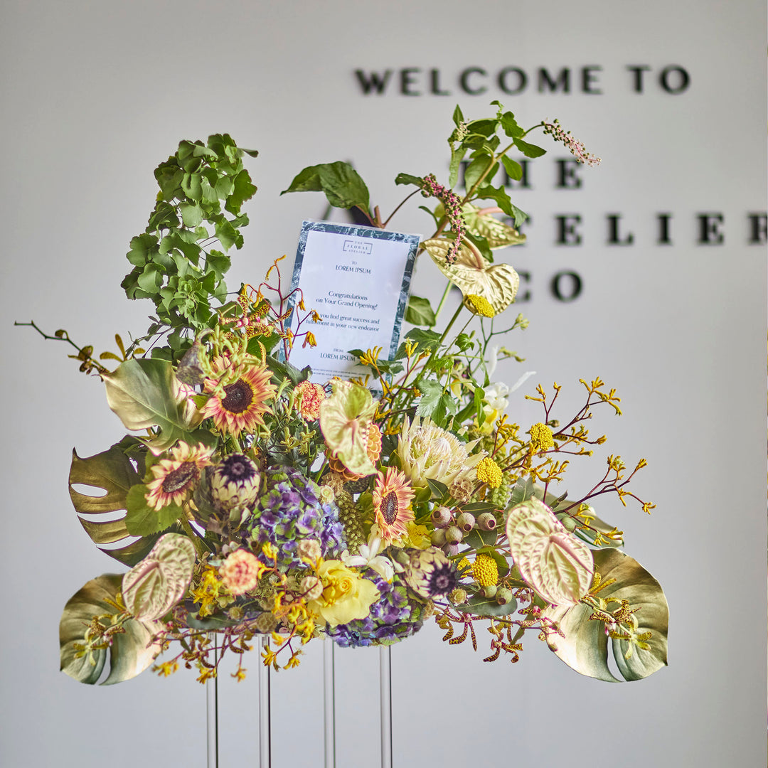 Visionary Congratulatory Acrylic Floral Stand