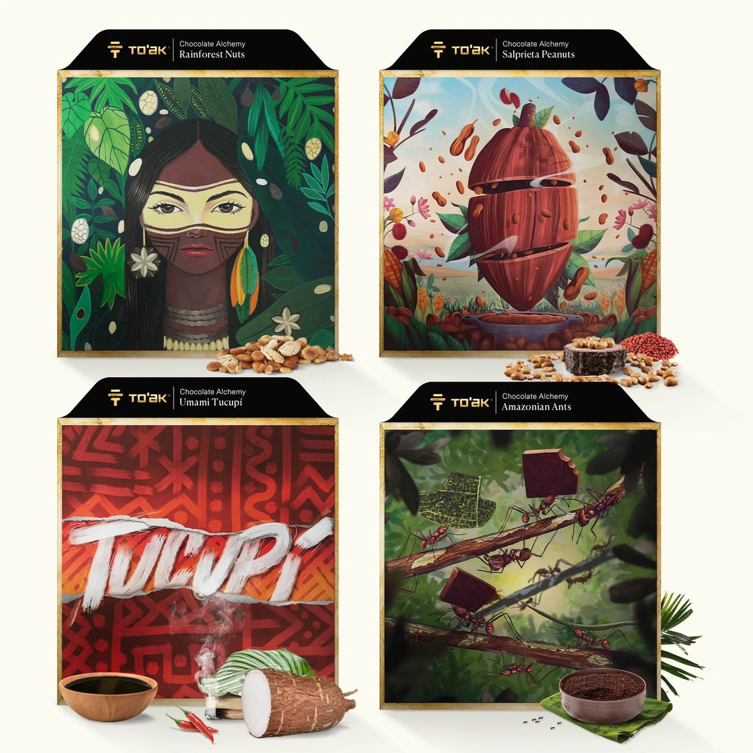 The Floral Atelier | Amazon & Pacific 4-pack - To'ak Chocolates