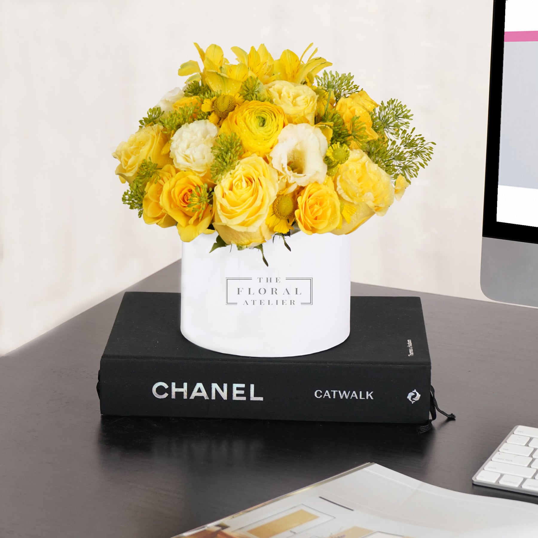 Yellow Grove Congratulatory Floral Stand – The Bloom Box