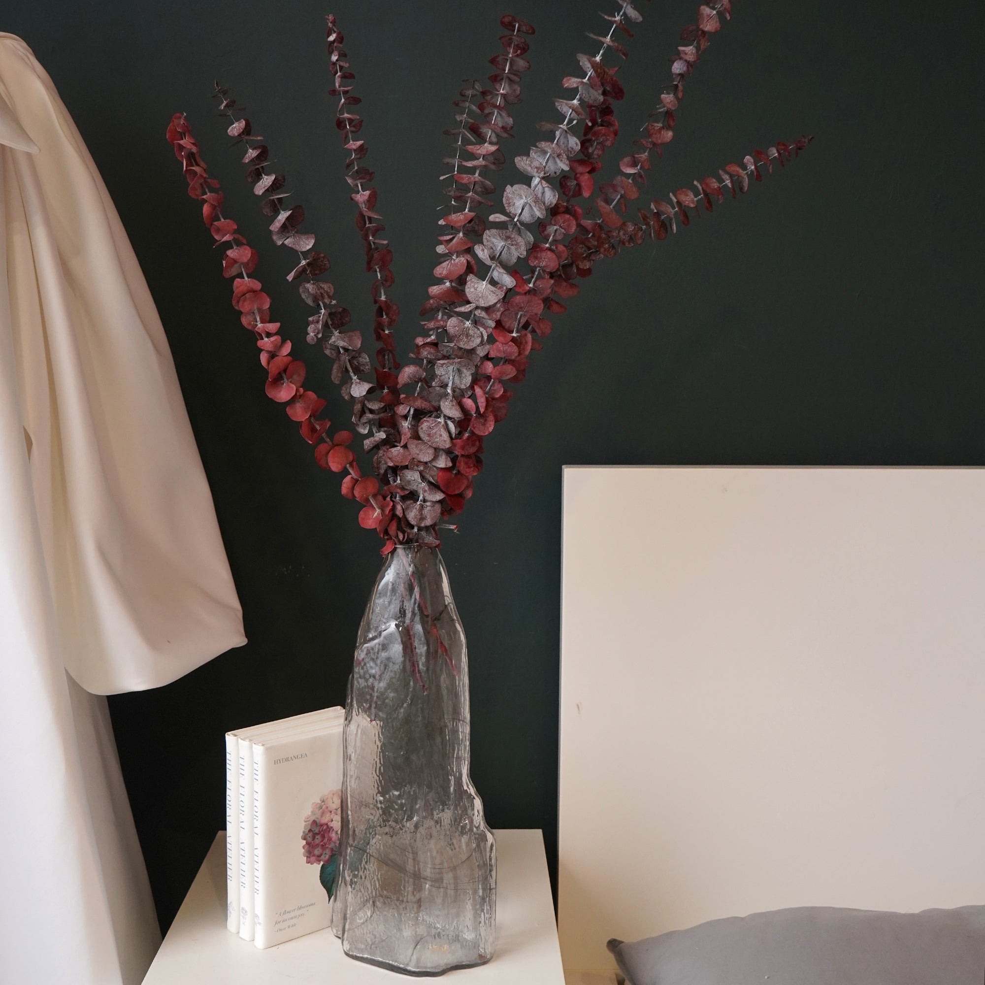 Eternity Maroon Eucalyptus Leaves
